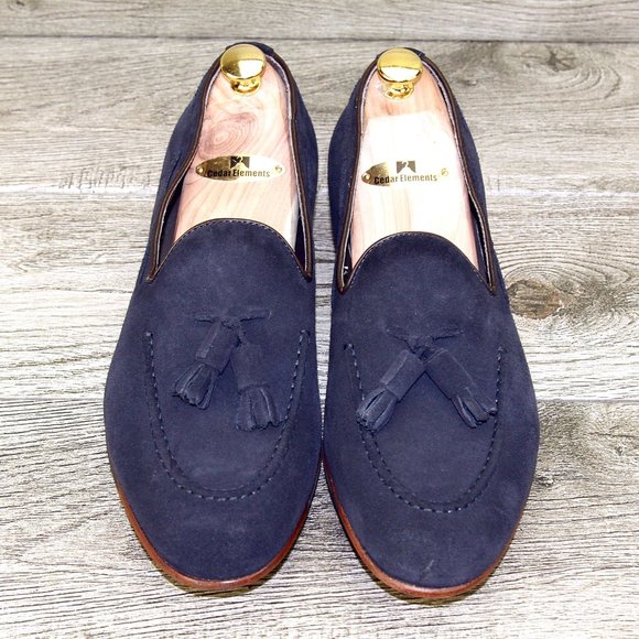 * NIB * $395 Bruno Magli NILO 9 M Navy Suede Nordstrom * add $15 new Trees main image 13